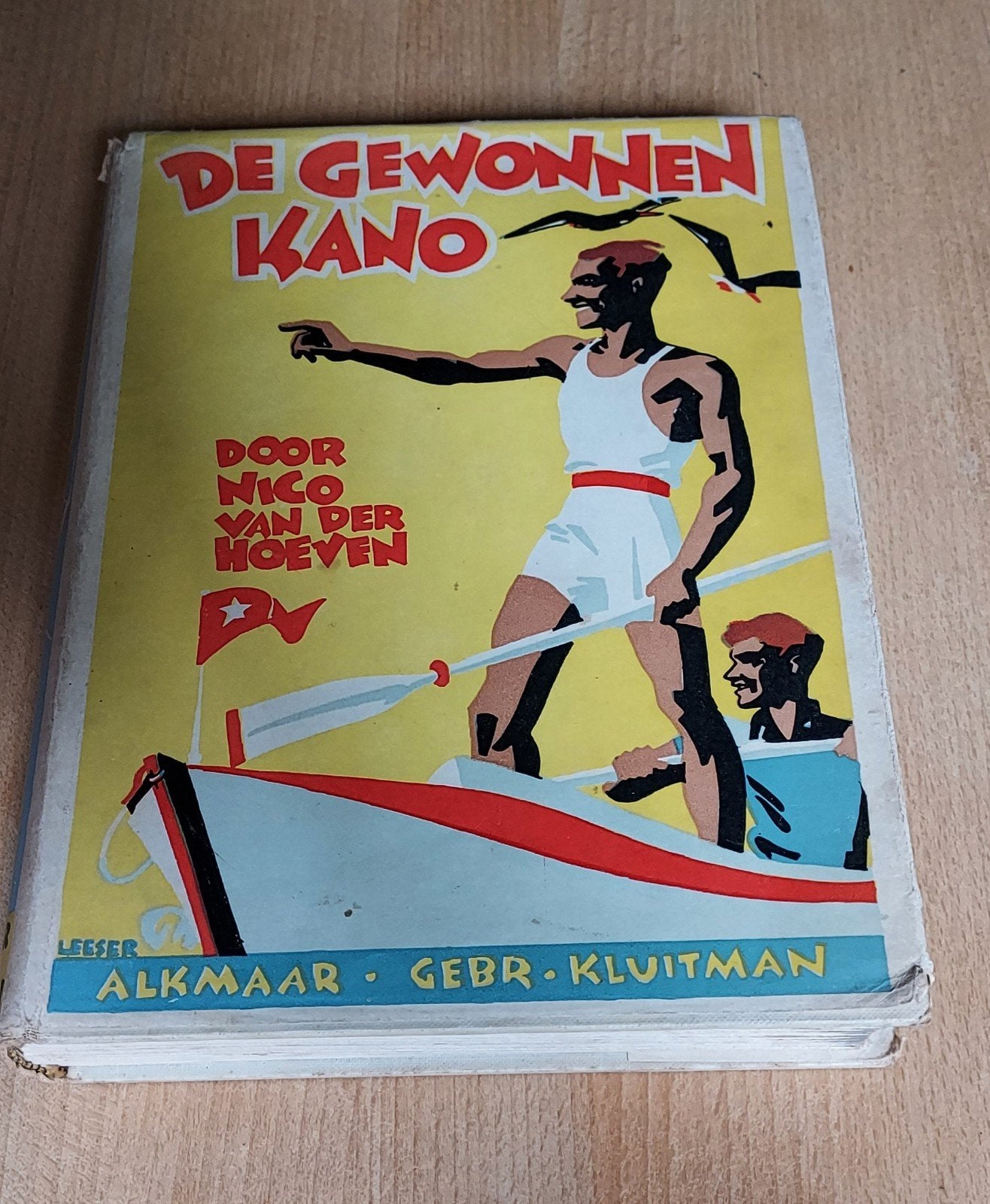 De gewonnen kano (1935) – Nico van der Hoeven (Met originele, Ophalen of Verzenden