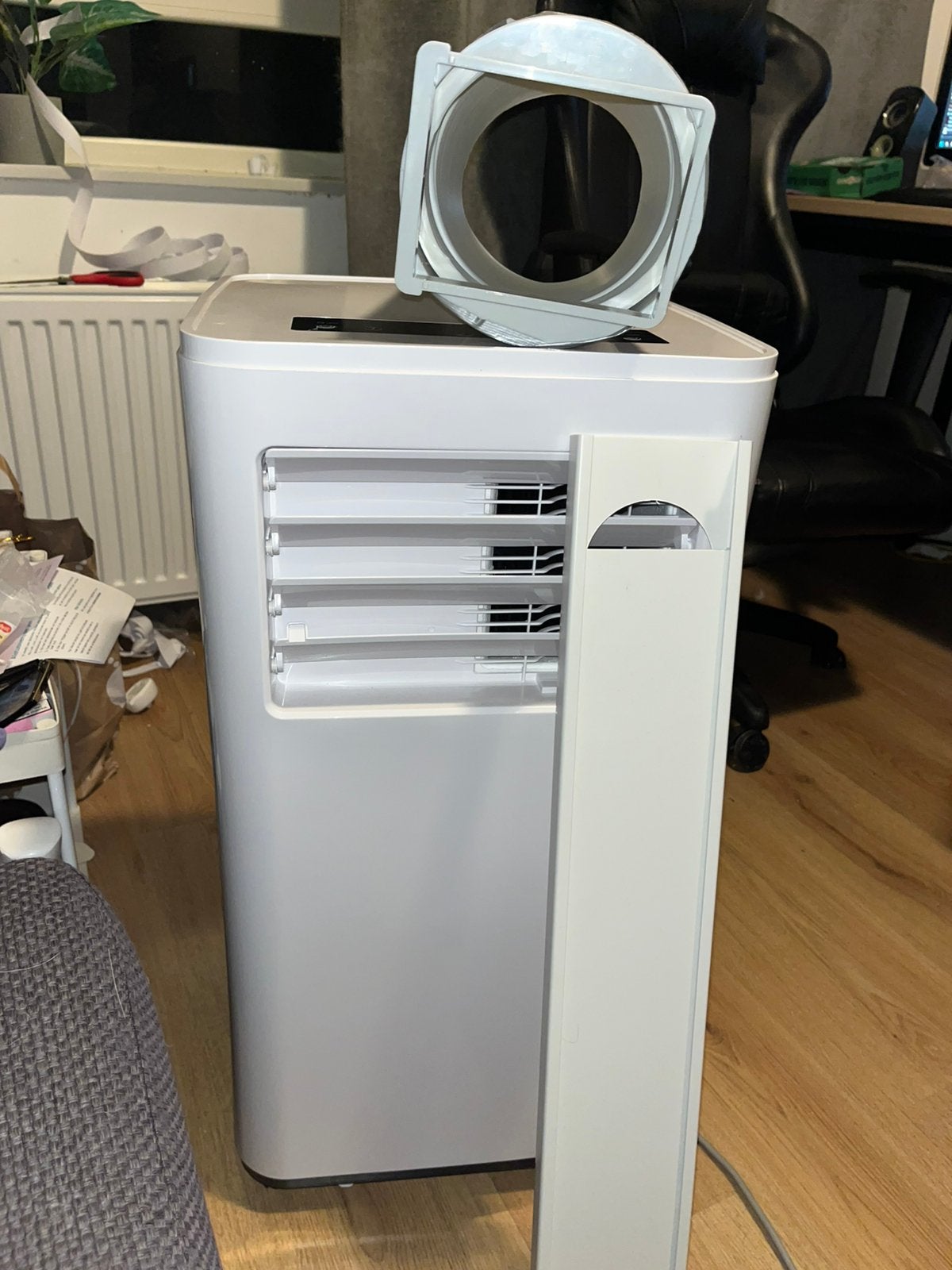 Mobiele Airco 9000 BTU, Witgoed en Apparatuur, Airco's, Ophalen, 3 snelheden of meer, Zo goed als nieuw, Afstandsbediening