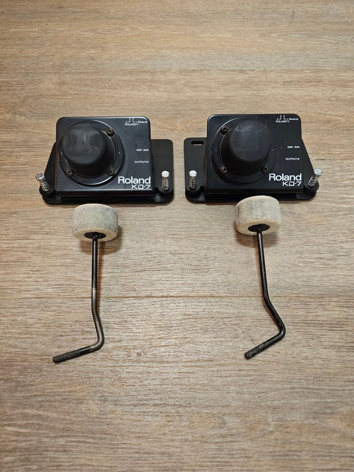 Roland KD-7 Kick Trigger Unit (2 stuks), Ophalen of Verzenden, Gebruikt, Roland, Elektronisch