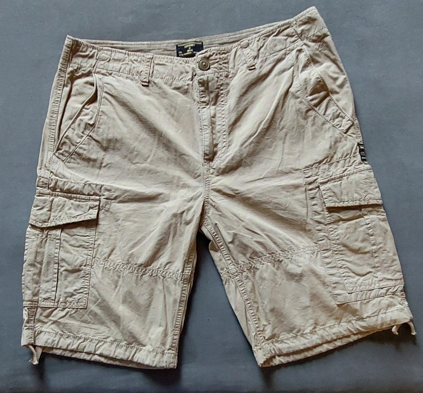 Superdry khaki broek maat 33, Ophalen of Verzenden, Gedragen, Beige, Superdry