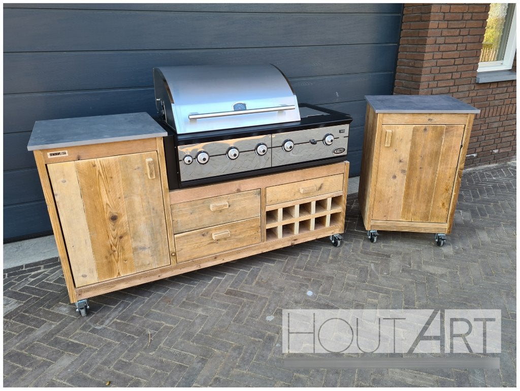 Luxe Buitenkeuken enkel voor Boretti Ibrido & Ligorio top, Info@hout-art.nl, Nieuw, Ophalen of Verzenden, Boretti