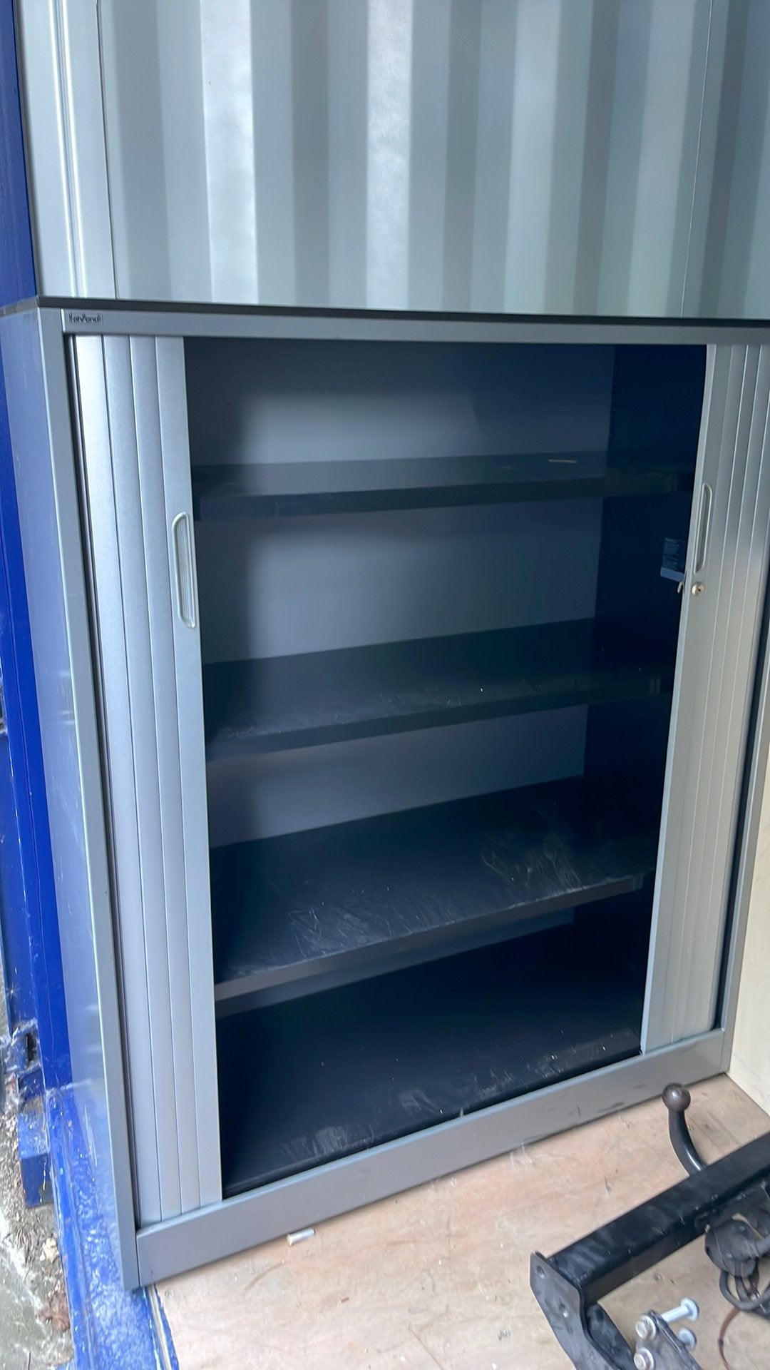 Metalen schuifdeur ahrend, Gebruikt, 100 tot 150 cm, Ophalen of Verzenden, Metaal