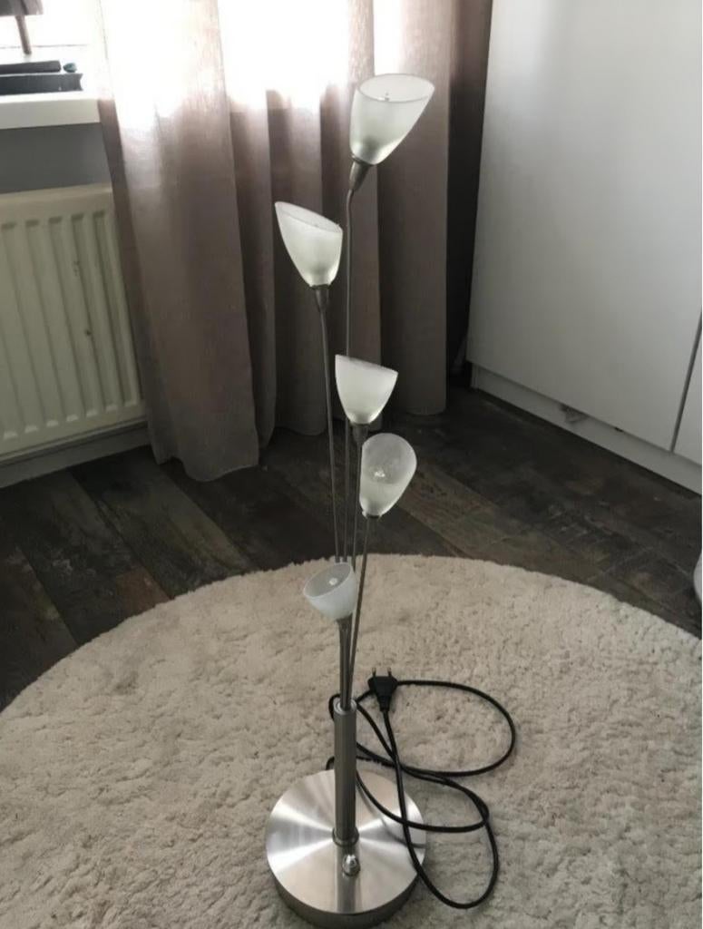 Tafellamp van Jan des Bouvrie, Huis en Inrichting, Lampen | Tafellampen, Ophalen of Verzenden, Glas, 50 tot 75 cm