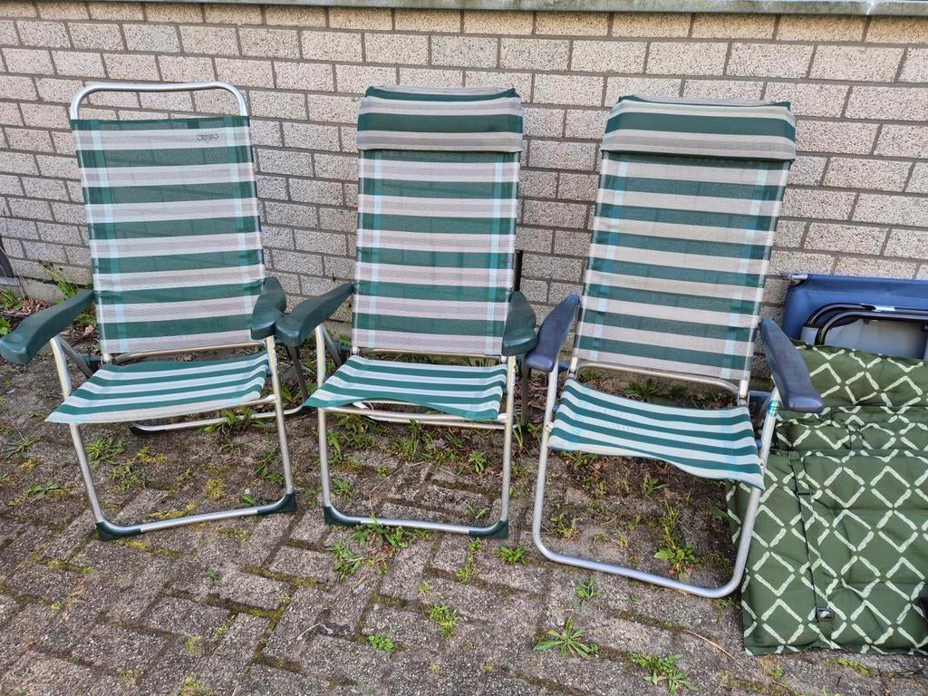 3 Crespo camping stoelen, Ophalen, Campingstoel