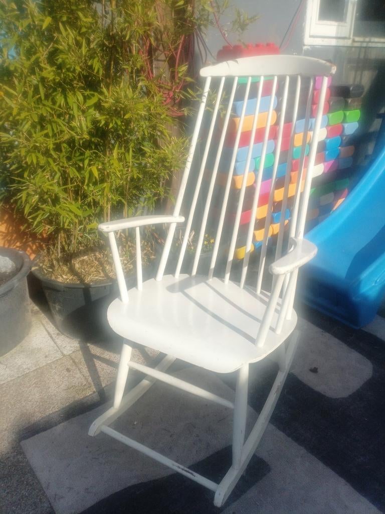 Leuke schommelstoel Pastoe, Ophalen, Gebruikt, Wit, Eén