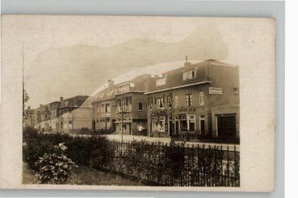 Hillegersberg Jul. v Stolberglaan FOTOKAART vanaf Straatweg, Ophalen of Verzenden, Voor 1920, Ongelopen, Zuid-Holland