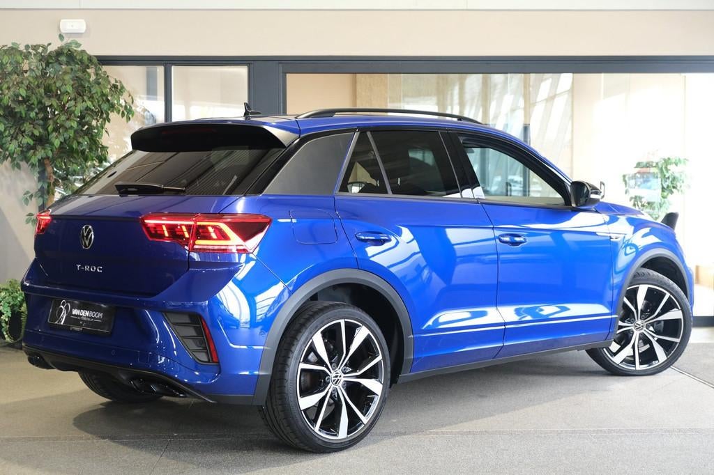 Volkswagen T-Roc 1.5 TSI DSG 2x R-Line Facelift IQ Led Navi, Auto's, Volkswagen, 150 pk, Blauw, Origineel Nederlands, Bedrijf