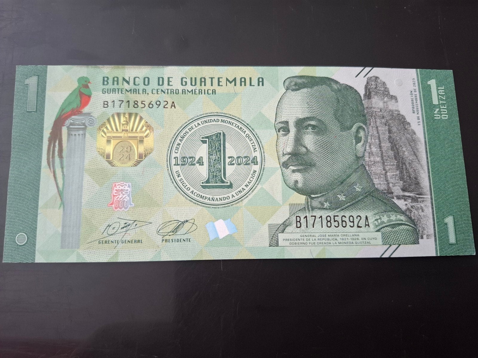 ### Guatemala 1 quetzal 2024 ###, Verzenden, Midden-Amerika