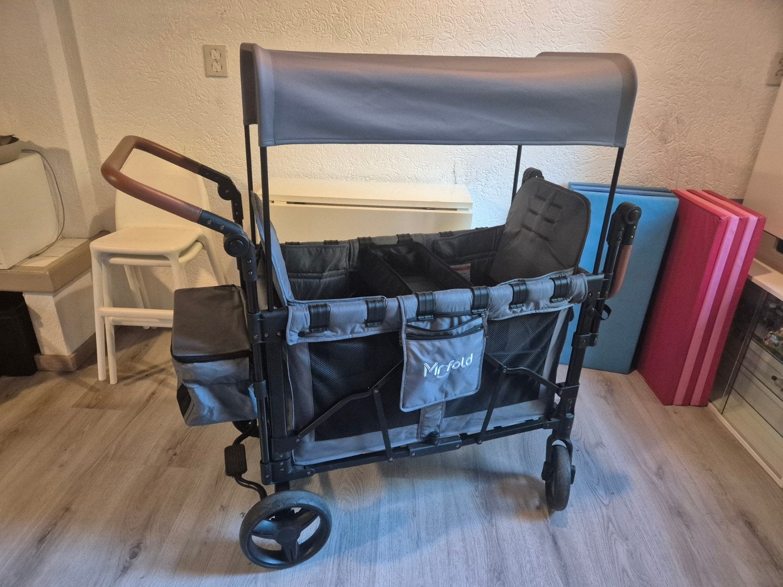 Mrfold bolderkar 2 zitjes, Caravans en Kamperen, Bolderkarren, Gebruikt, Opvouwbaar, Ophalen