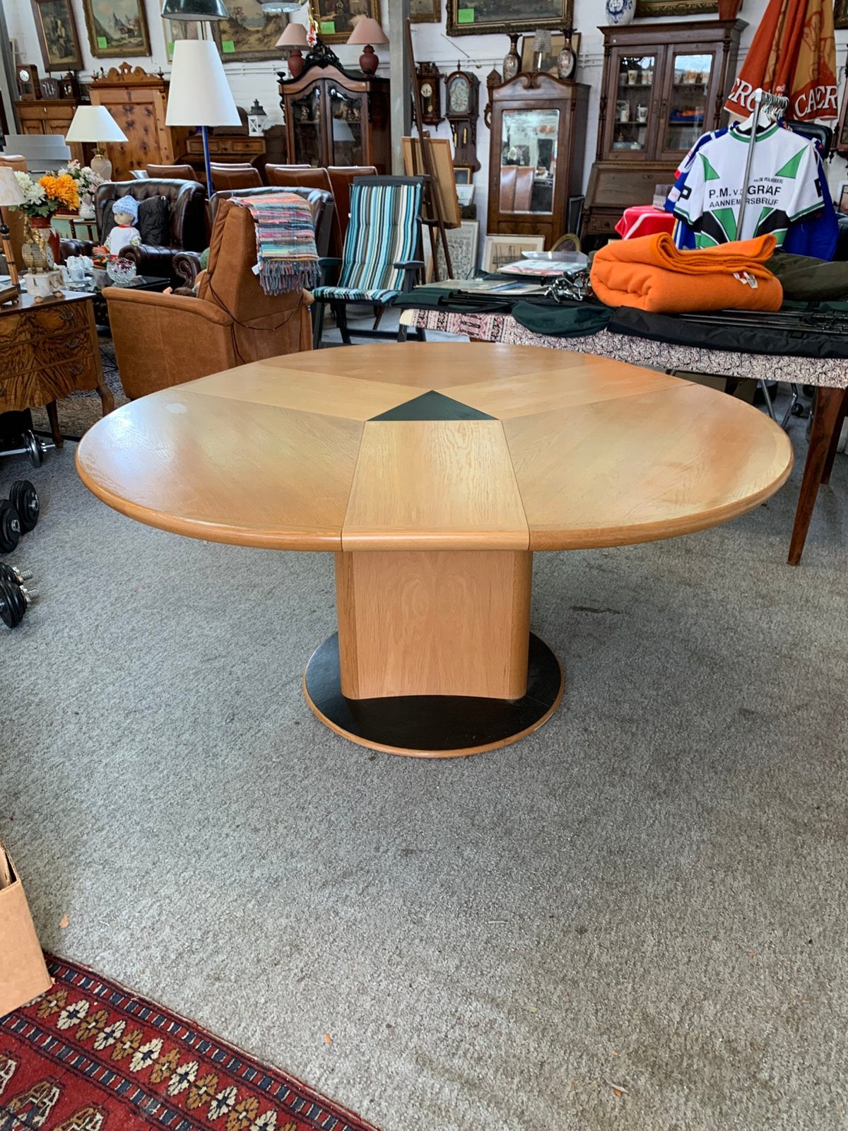 Tafel Unieke uitschuifbare Skovby eettafel uit de jaren 80., Verzenden, Rechthoekig, 100 tot 150 cm
