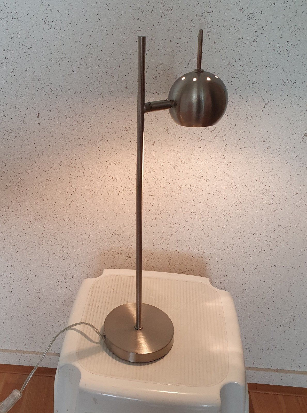 Moderne tafellamp met halogeenlampjes, 50 cm hoog, Ophalen, Gebruikt, Modern, G9