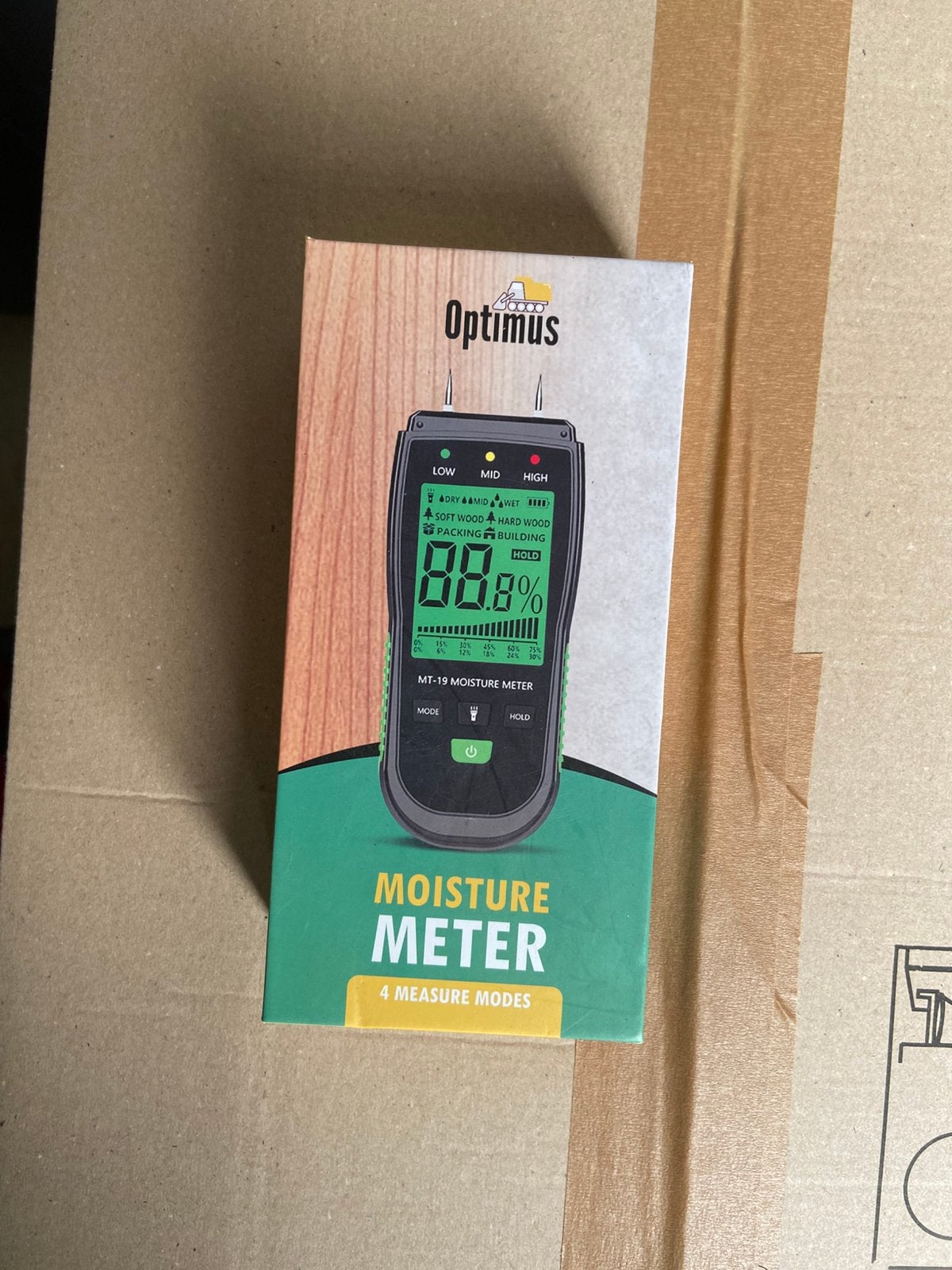 Nieuwe Optimus Vochtmeter - Ongebruikt, Doe-het-zelf en Verbouw, Meetapparatuur, Ophalen of Verzenden, Nieuw, Vocht of Vloeistof