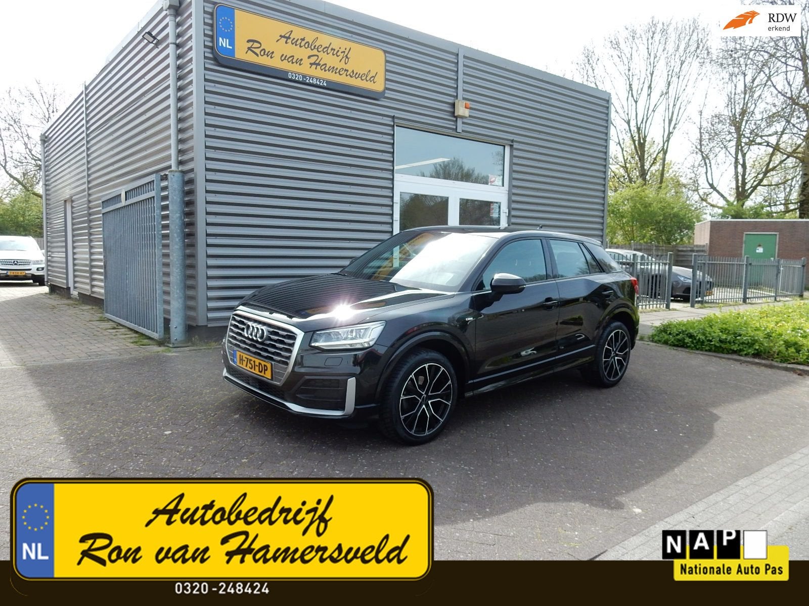 Audi Q2 35 TFSI S EDITION*LED*LEDER*NAVI*CR CONTR*, Auto's, Dealer onderhouden, 4 cilinders, 150 pk, Zwart