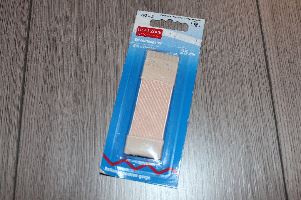 Goldzack BH verlengstuk beige - 25 mm 992132 #2192, Ophalen of Verzenden, Nieuw, Rits of Sluiting