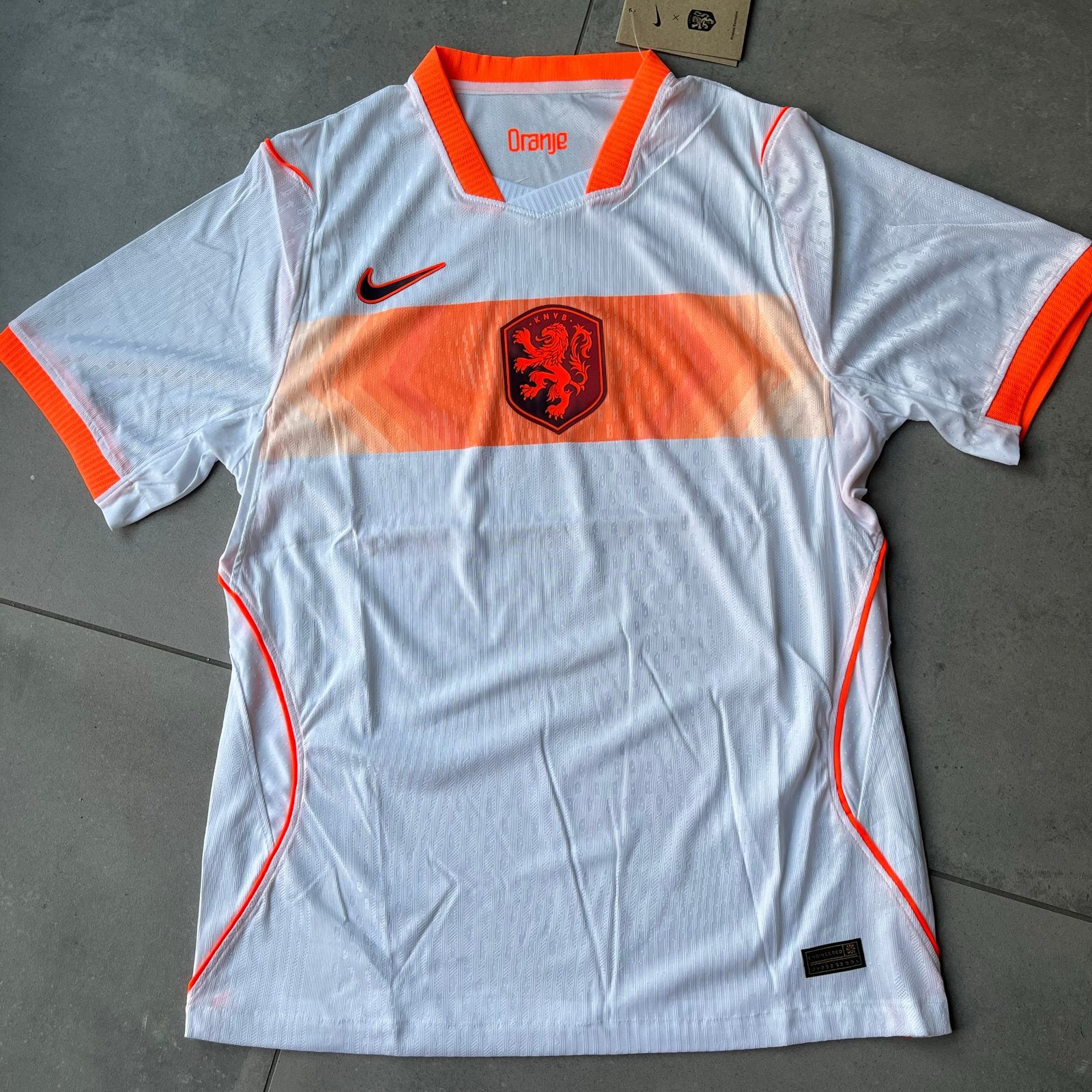 Nederlands elftal authentic uit shirt - Nike XL, Oranje, Ophalen of Verzenden, Voetbal, Maat 56/58 (XL)