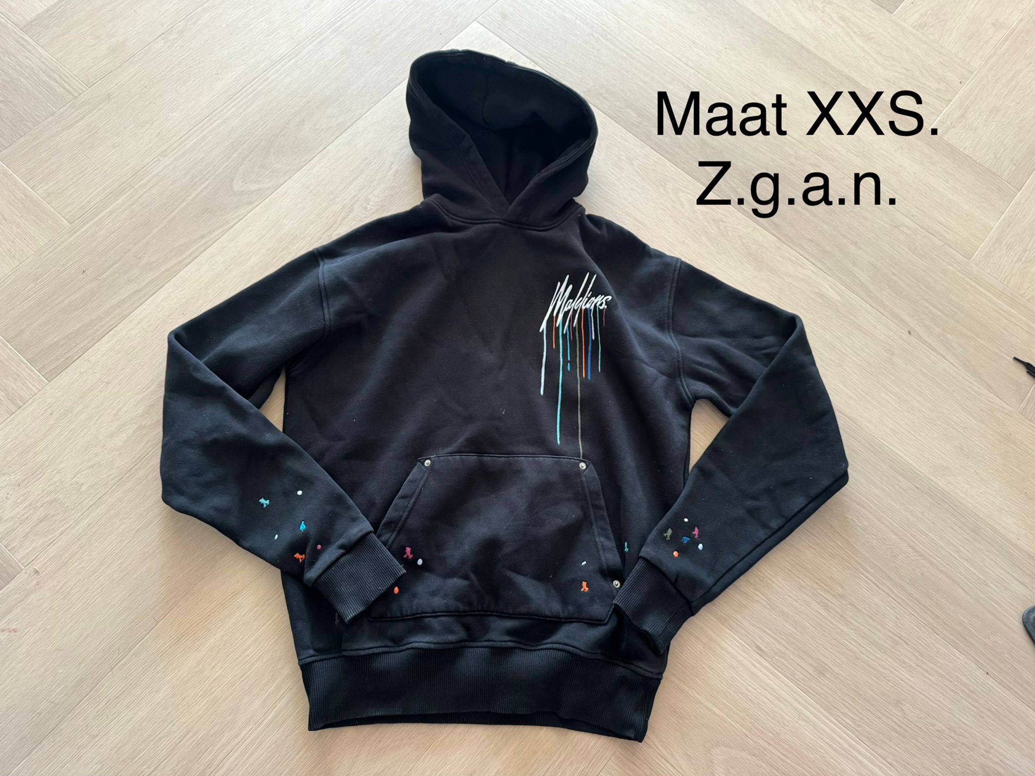 Malelions hoodie maat XXS - Z.g.a.n., Ophalen of Verzenden, Zo goed als nieuw