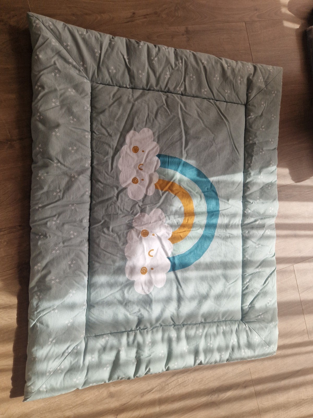 Boxkleed met regenboog en wolken design, Ophalen of Verzenden, Zo goed als nieuw