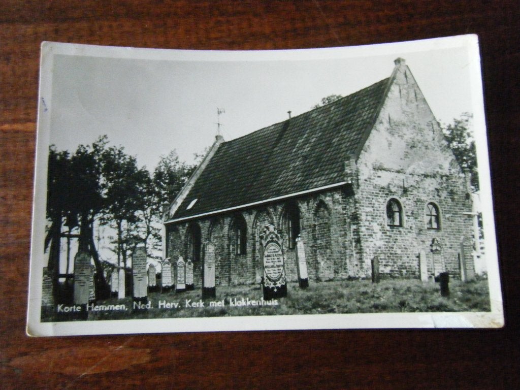 E91 - Korte Hemmen - Kerk - Mooi/Oud, Ophalen of Verzenden, 1940 tot 1960, Gelderland