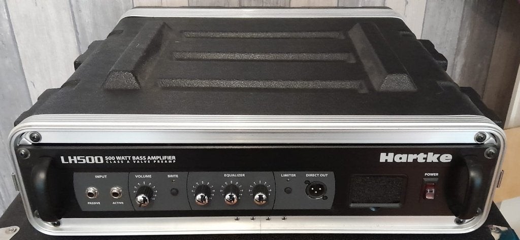 Buizenversterker Hartke LH500, Ophalen, Zo goed als nieuw, Basgitaar, 100 watt of meer