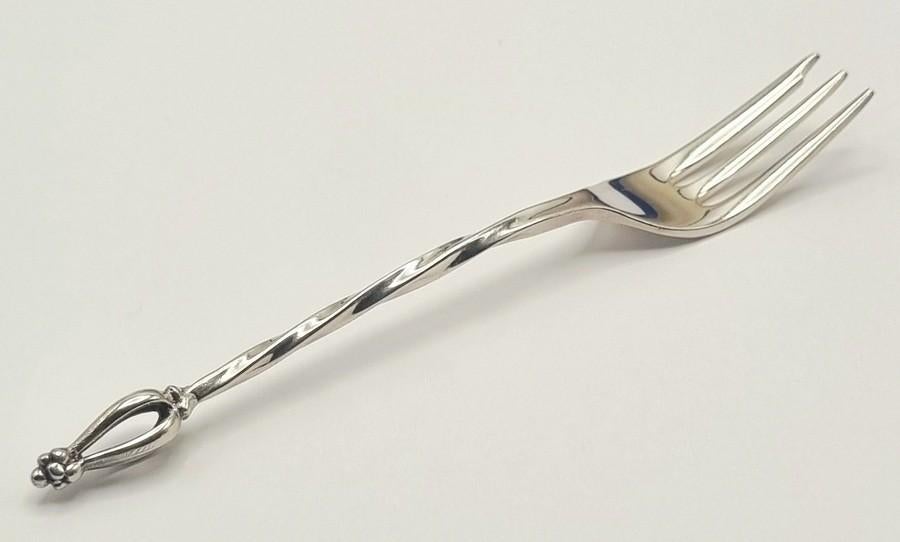 1040. Zilveren gebakvorkjes, Van Kempen en Begeer, ca. 1960, Antiek en Kunst, Antiek | Goud en Zilver, Ophalen of Verzenden, Zilver