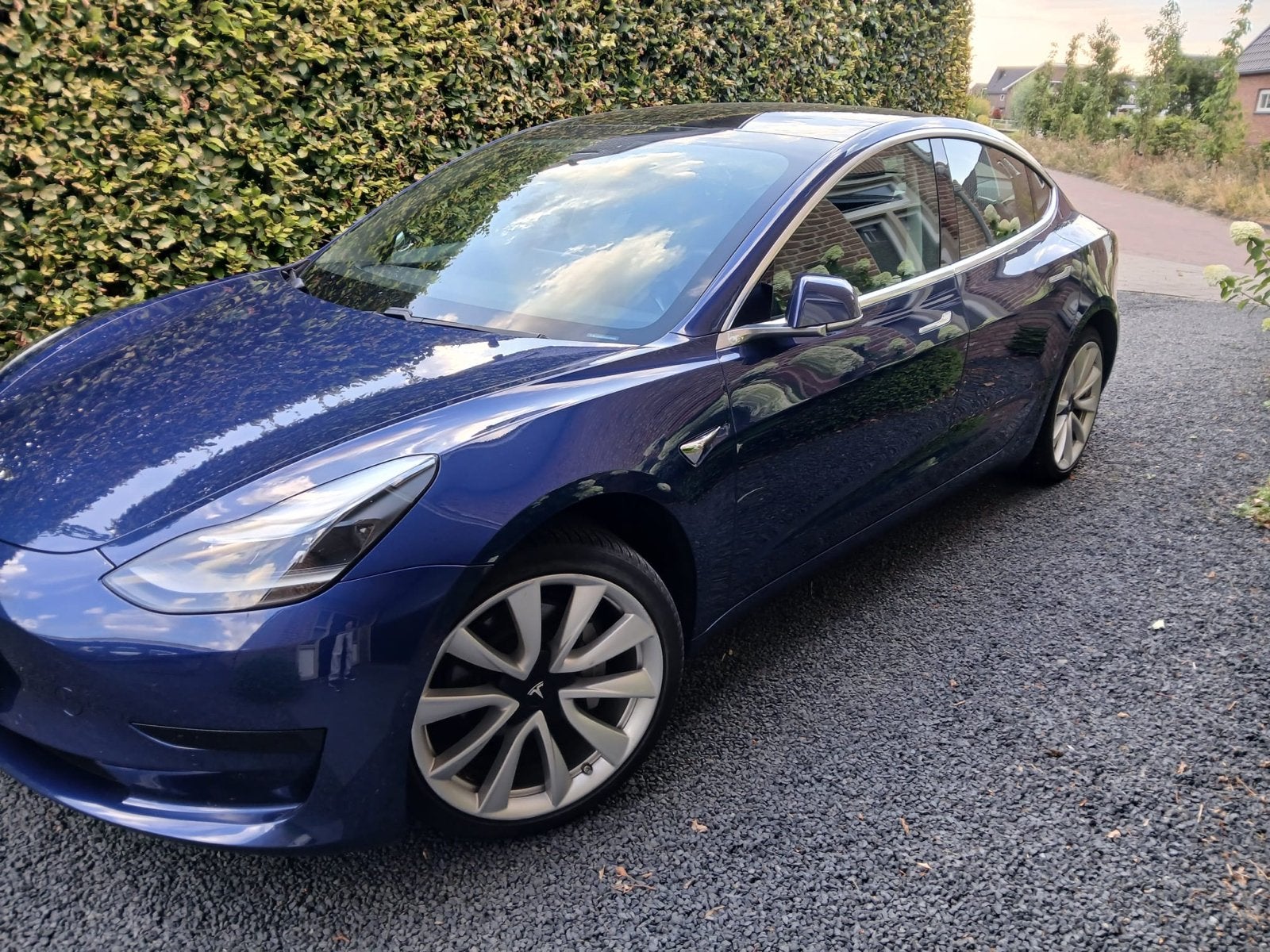 Tesla Model 3 2020 Blauw, Auto's, Automaat, Blauw, Elektrisch, Particulier