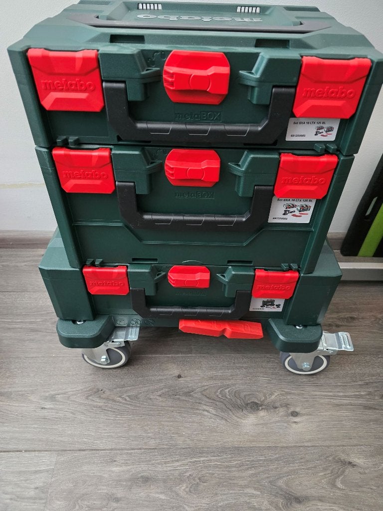 Metabo 18V 3-delige set+trolley NIEUW 525euro ALLEEN ALS SET, Ophalen, Nieuw