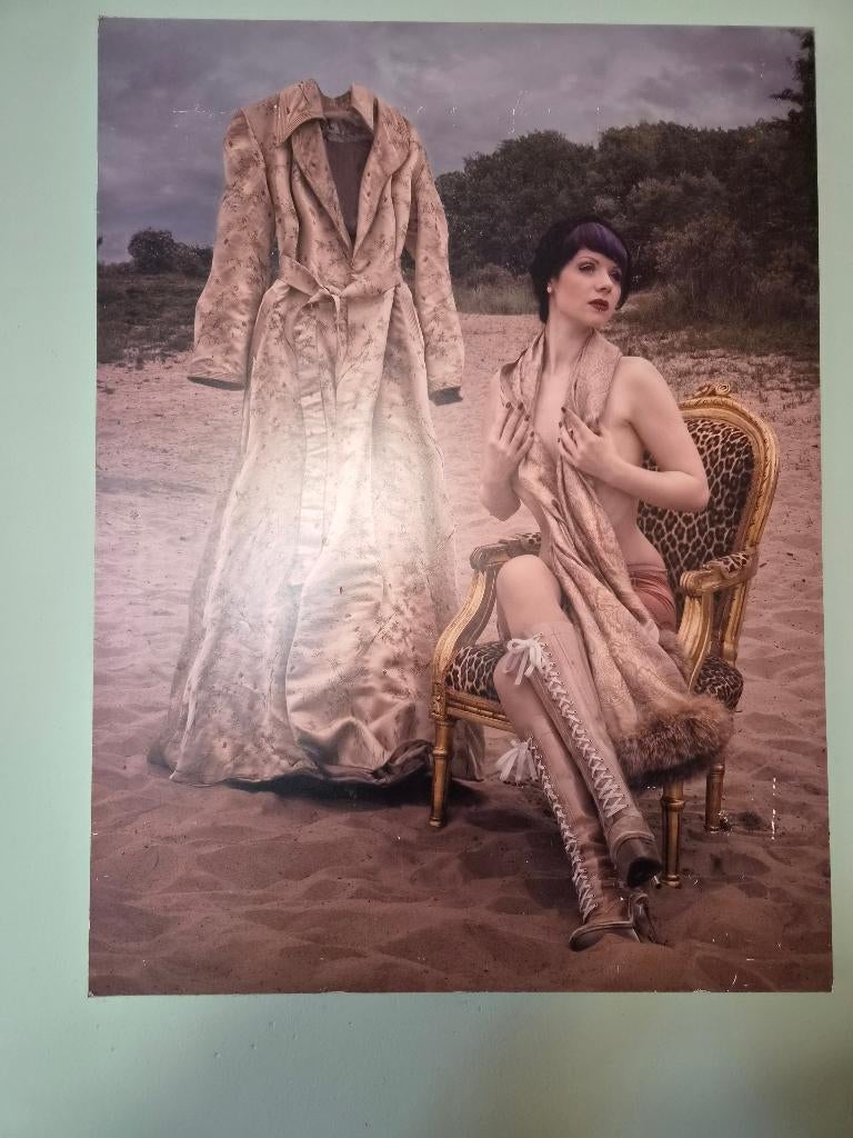 Art foto op metaal, Ophalen