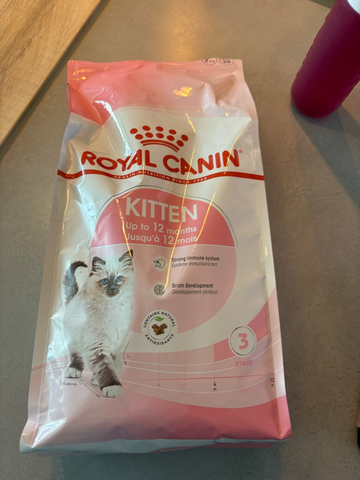 Royal canin kitten brokjes 2 kilo, Ophalen, Kat