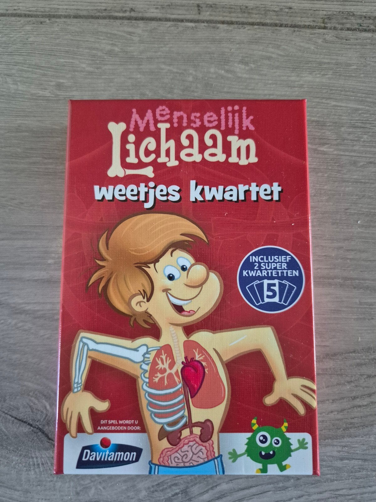 menselijk lichaam weetjes kwartet, Verzamelen, Ophalen of Verzenden, Zo goed als nieuw, Kwartet(ten)