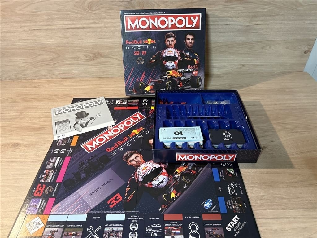 monopoly red bull max verstappen - s7082, Verzenden, Zo goed als nieuw