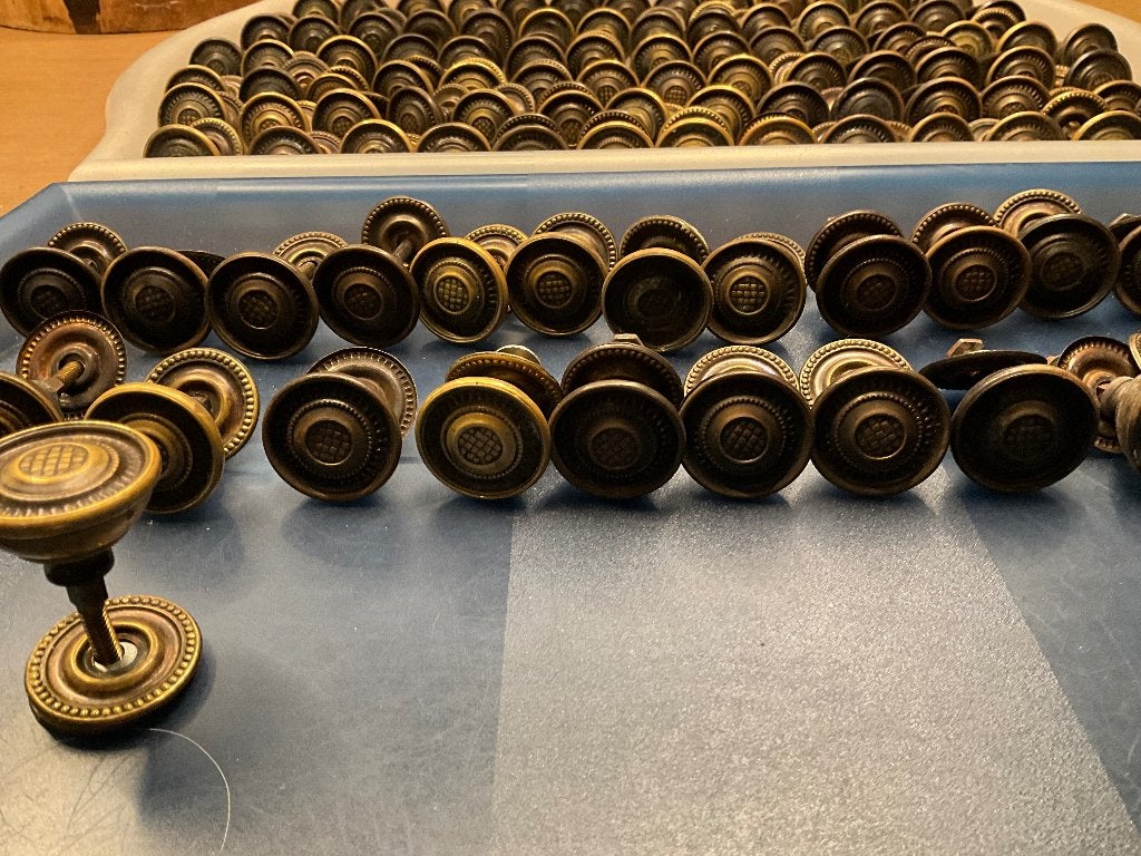 Kast / laden knopjes. brons, Ophalen of Verzenden, Gebruikt