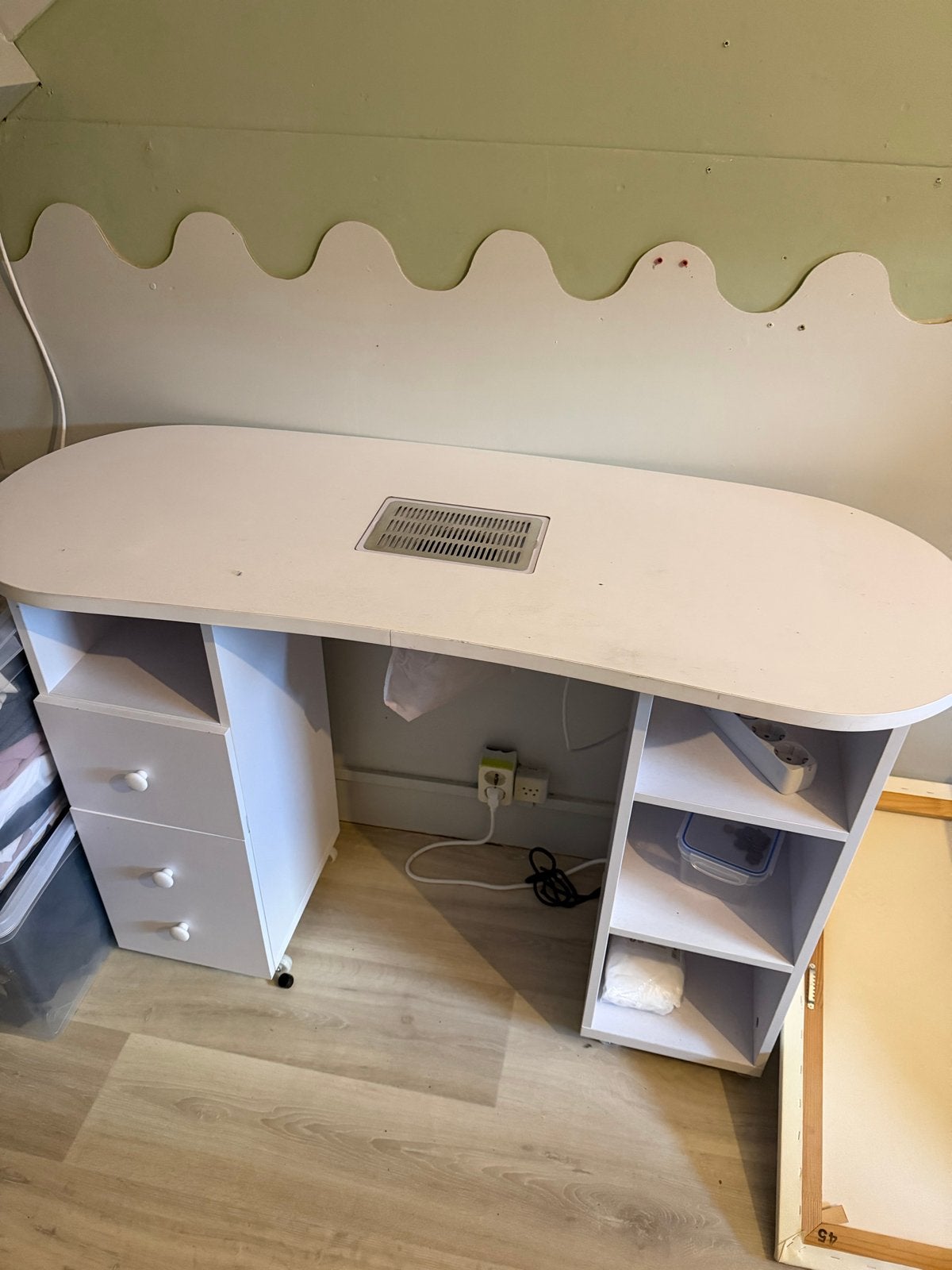 Nagelsalon Tafel met Afzuiging, Werkplek, Ophalen of Verzenden, Gebruikt, Tafel