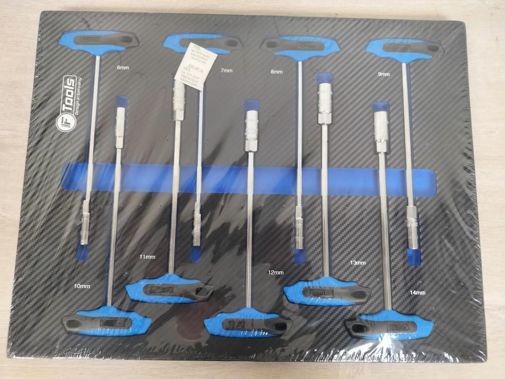 T-Greep Dopsleutel Foam inlay voor Gereedschapswagen-9 delig, Ophalen, Nieuw