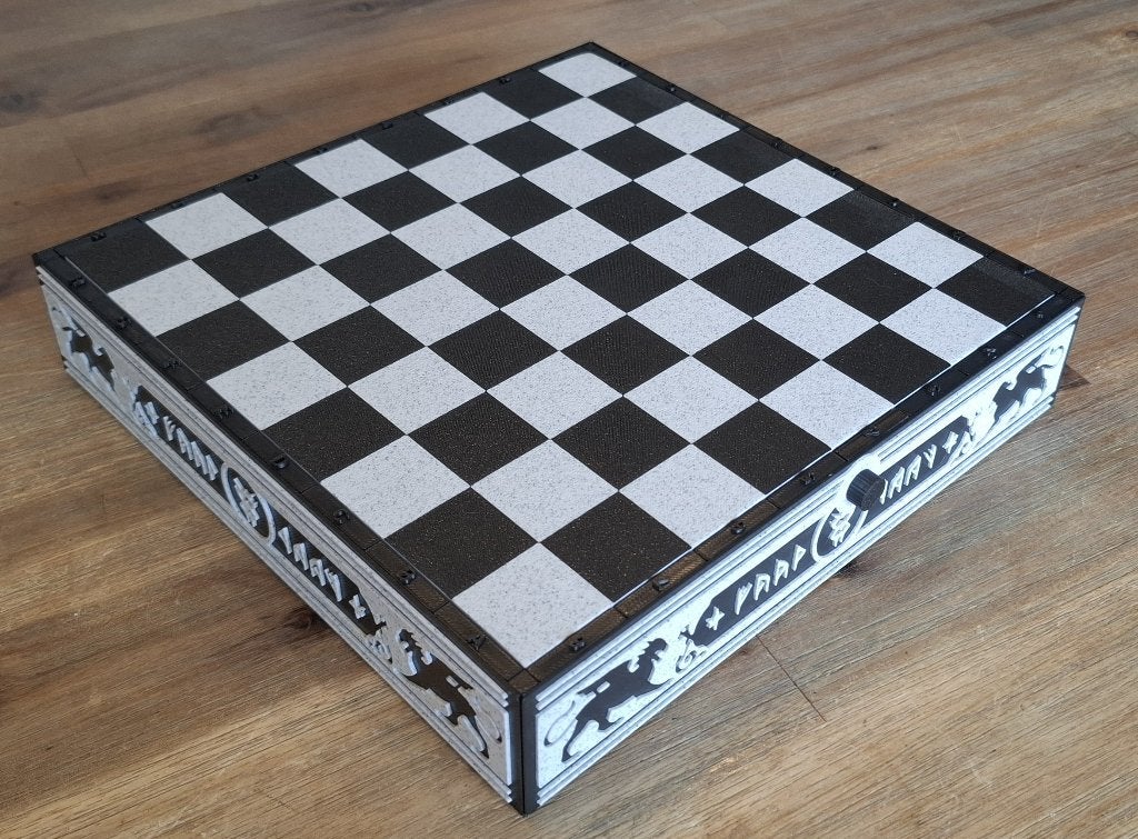 3d GePrint – Chess Set - Schaakspel -  Harry Potter, Hobby en Vrije tijd, Gezelschapsspellen | Bordspellen, Ophalen of Verzenden
