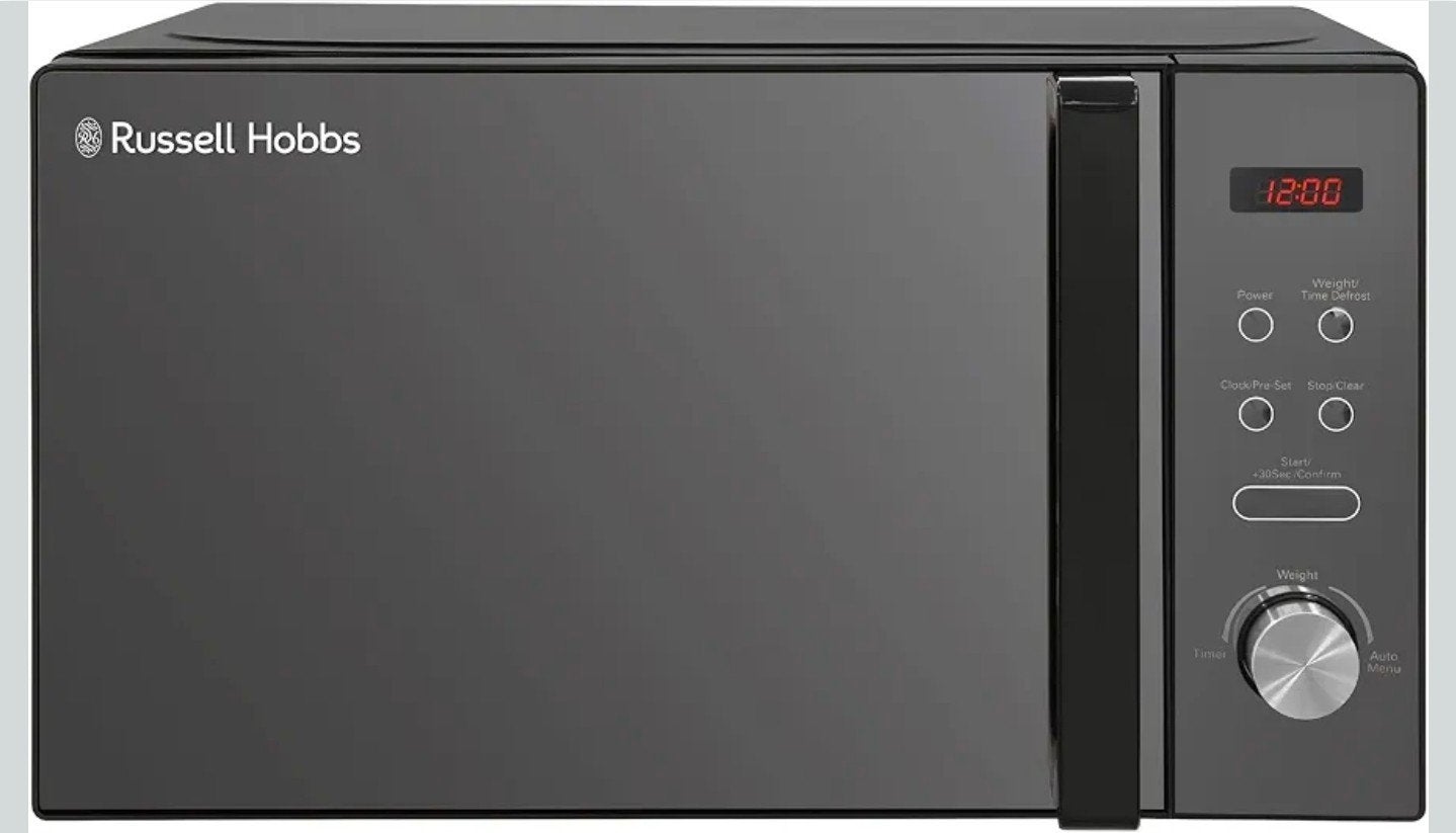 Russell Hobbs RHM2076B Digitale Magnetron - Zwart, 20L, 800W, Ophalen, Nieuw, Magnetron, Draaiplateau