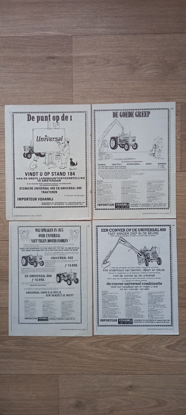 E : Universal trekker advertenties., Ophalen of Verzenden, 1920 tot 1940, Tijdschrift