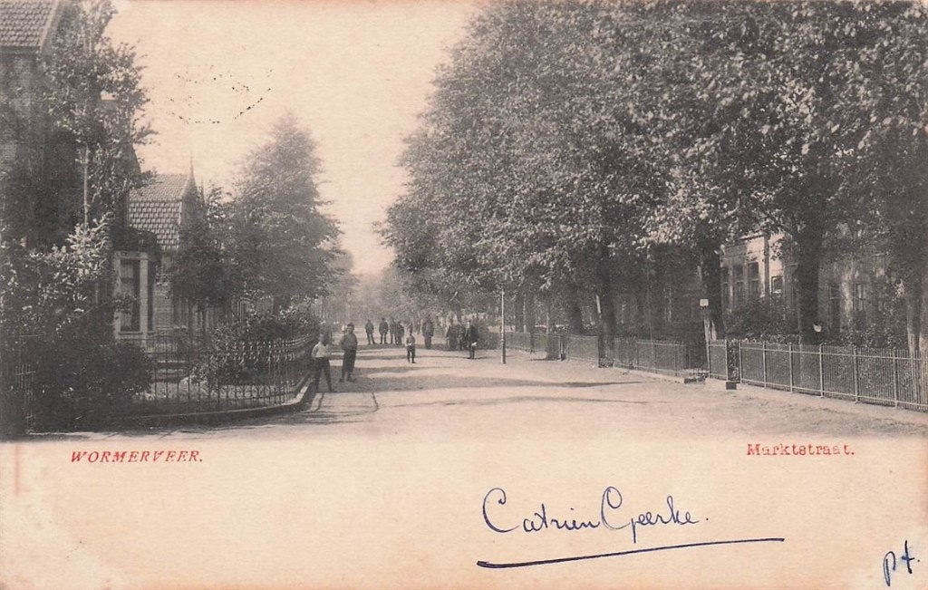 703-388-031 Wormerveer Marktstraat, Verzenden, Voor 1920, Noord-Holland