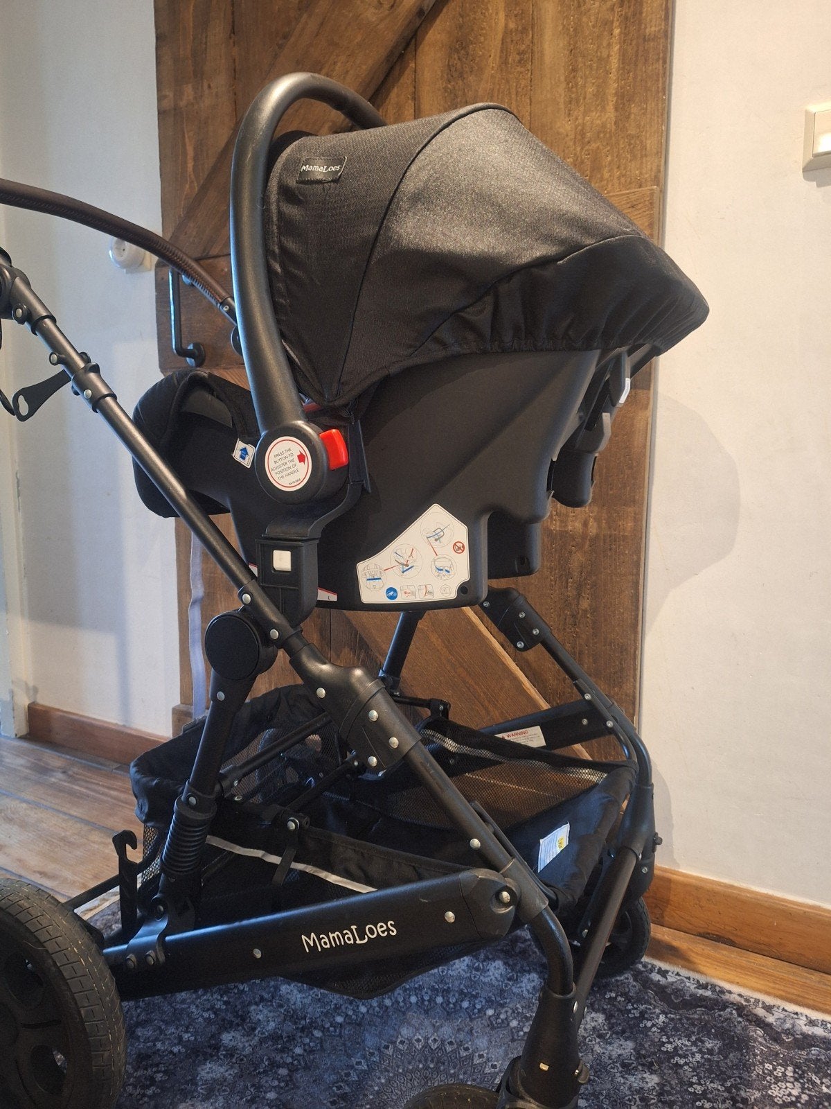 Kinderwagen 3 in 1, Kinderen en Baby's, Buggy's, Zonnekap, Ophalen