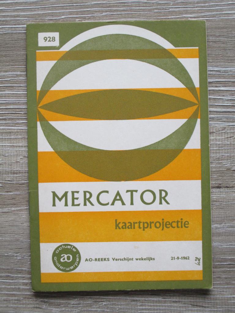 AO 928 Mercator kaartprojectie, Ophalen of Verzenden, Gelezen, Europa