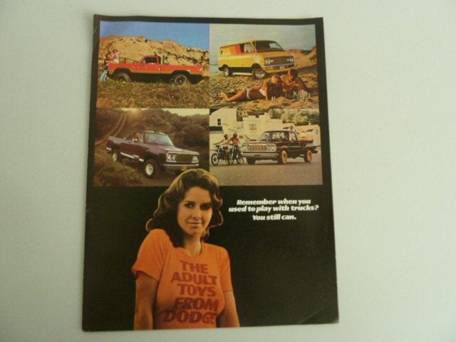 1977 Dodge Meet the Adult Toys Brochure USA, Ophalen of Verzenden, Gelezen, Overige merken