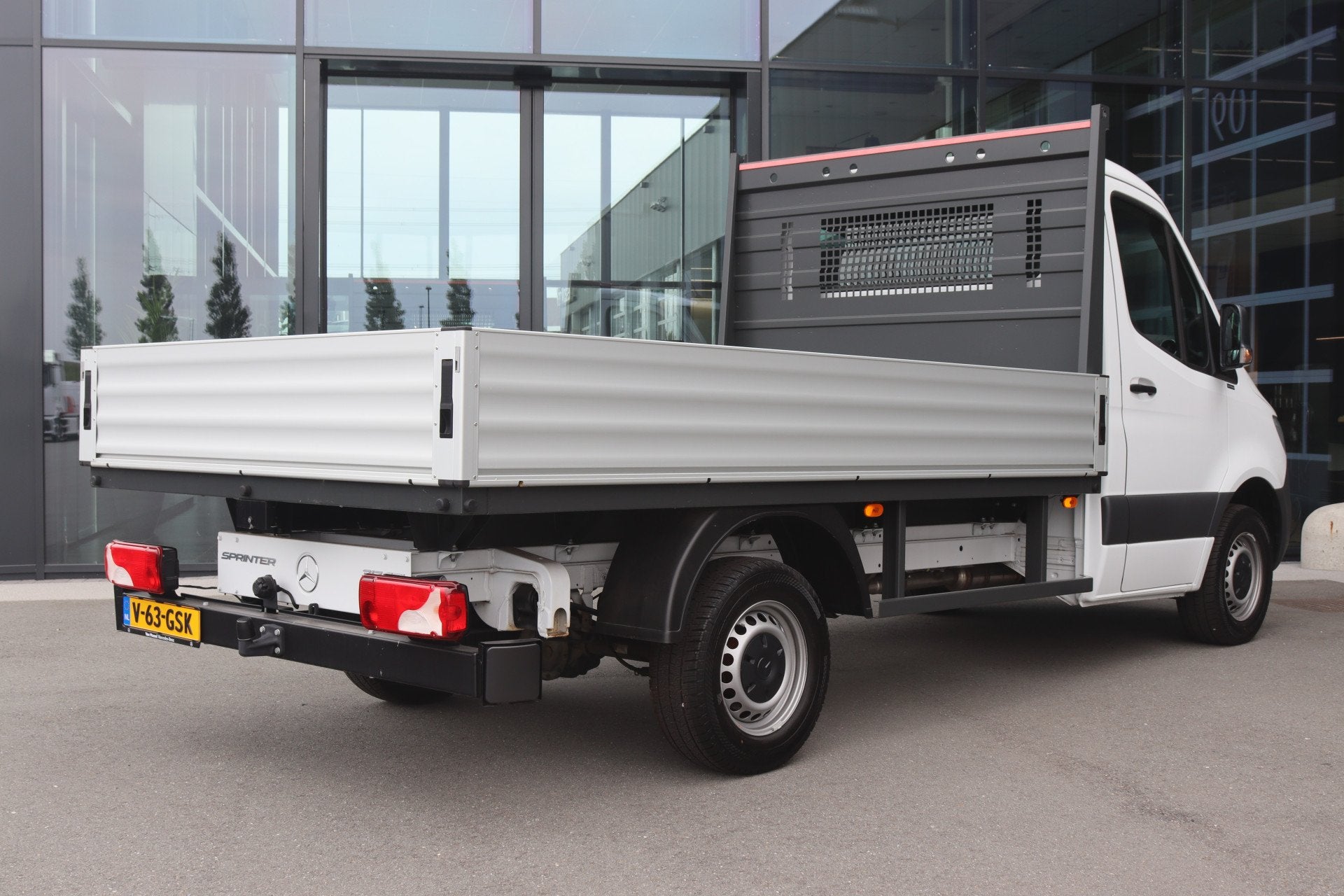 Mercedes-Benz Sprinter 317 CDI Aut. L2 Pro Open Laadbak |AIR, Auto's, Automaat, Gebruikt, 4 cilinders, Wit