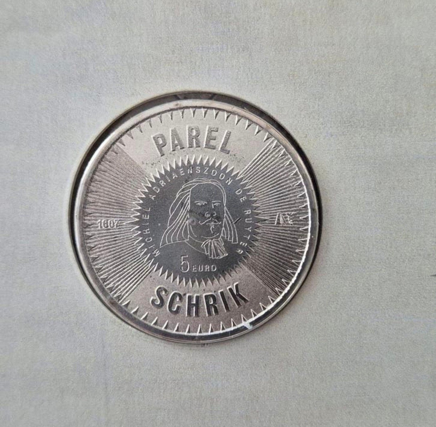 Zilveren 5 euro munt, Postzegels en Munten, Munten | Nederland, Koningin Beatrix, Zilver, Euro's, Ophalen of Verzenden
