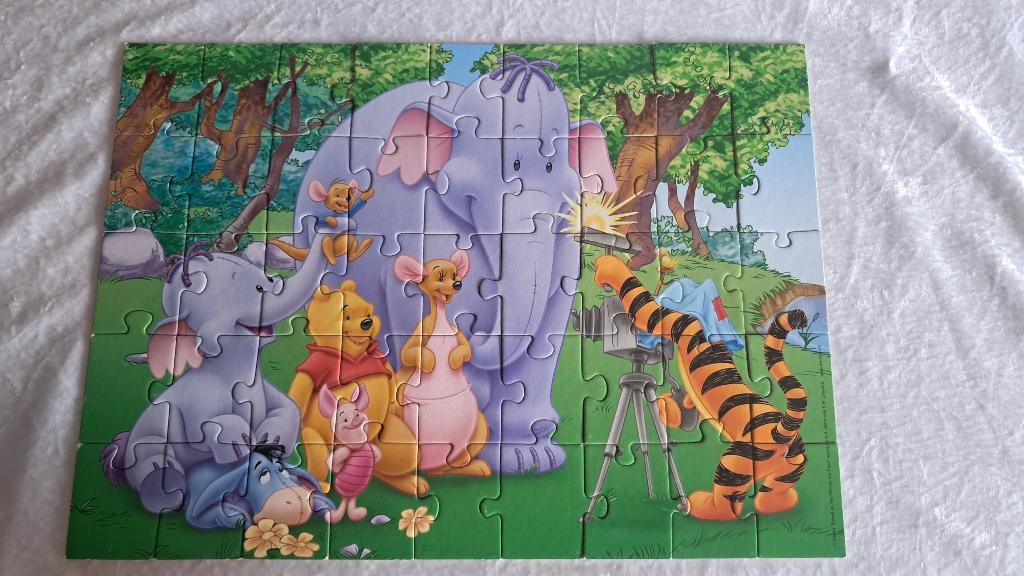 zgan Lollifant puzzel 45 stukjes, Winnie de Pooh, Lollie Roe, Ophalen of Verzenden, 10 tot 50 stukjes, Zo goed als nieuw, 4 tot 6 jaar