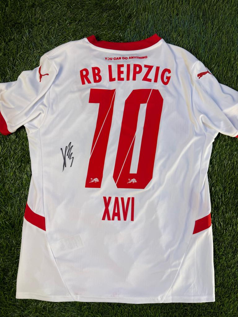 Origineel Xavi Simons gesigneerd RB Leipzig shirt, Verzenden, Zo goed als nieuw, Buitenlandse clubs, Shirt
