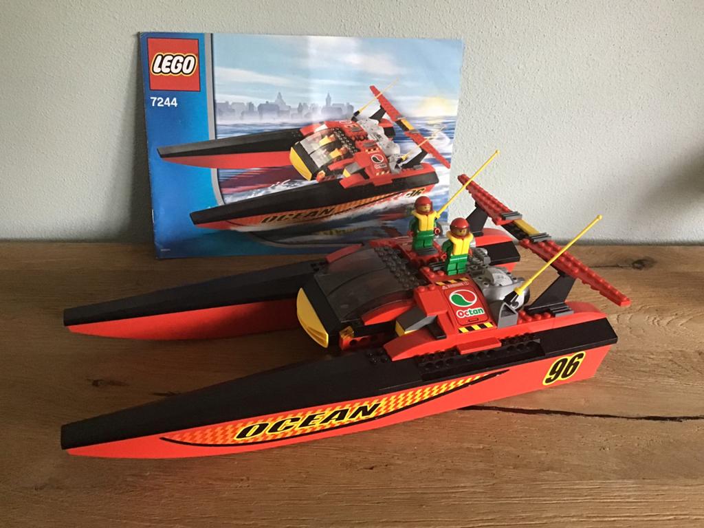 Lego City 7244 - Speedboat, Ophalen of Verzenden, Gebruikt