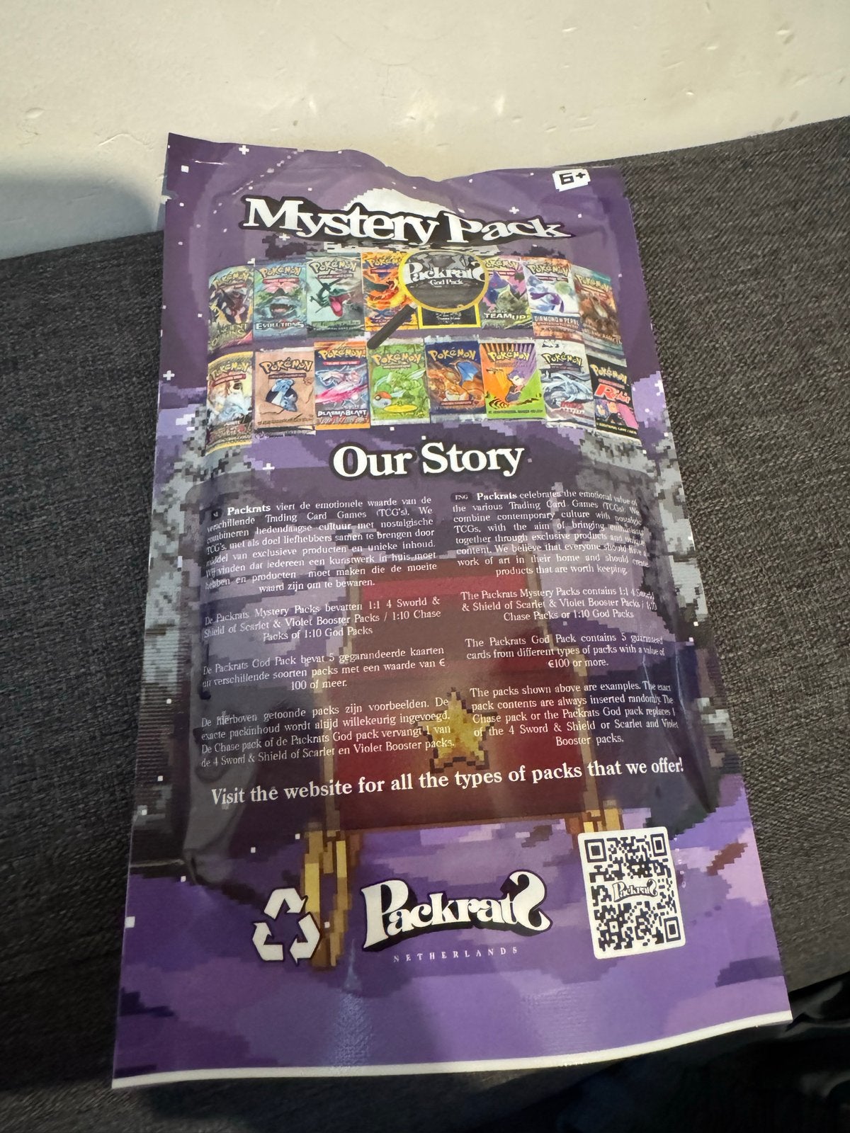 Packrats Mystery Pack - Pokémon Trading Card Game, Ophalen of Verzenden, Nieuw, Booster