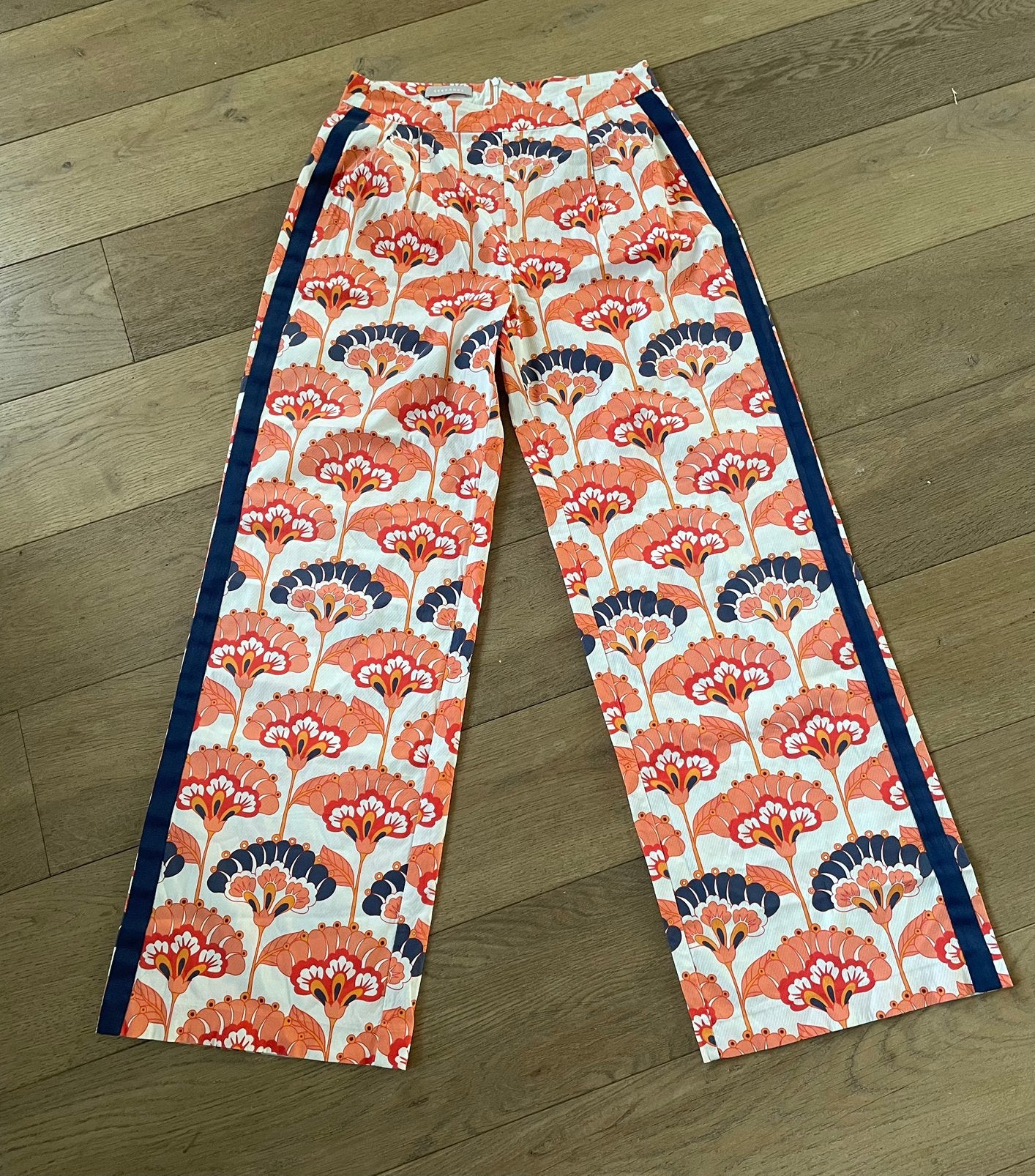 Stefanel wide leg mt 36/38, Kleding | Dames, Ophalen of Verzenden, Zo goed als nieuw, Maat 36 (S), Lang