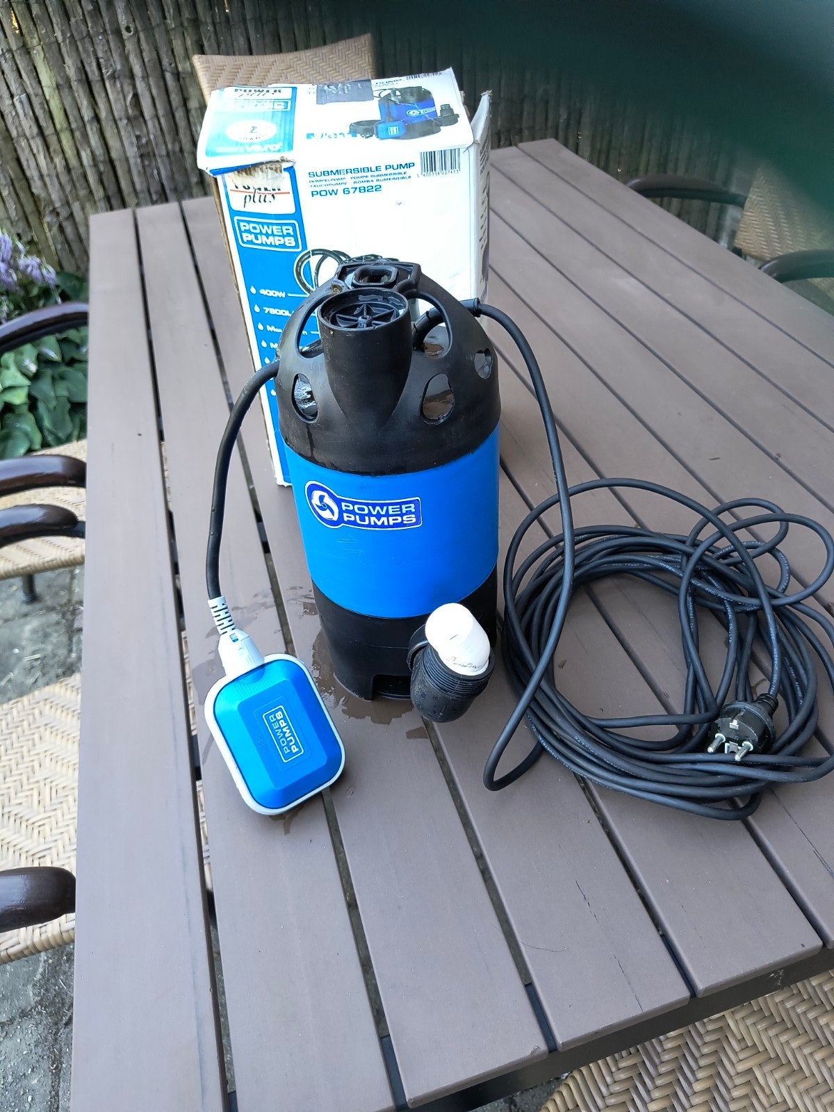 Dompelpomp (vuil)water - ZGAN 7500l/u, Ophalen, Zo goed als nieuw, Dompelpomp