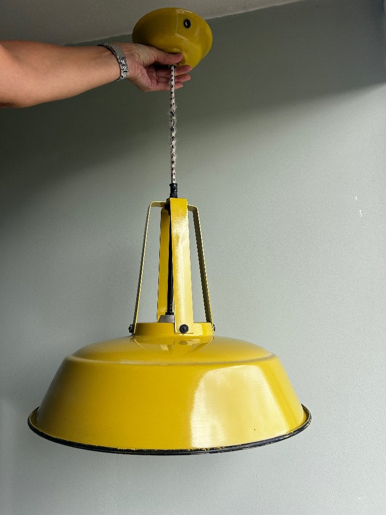 HK Living hanglamp, Ophalen, E27 (groot), Zo goed als nieuw, Metaal