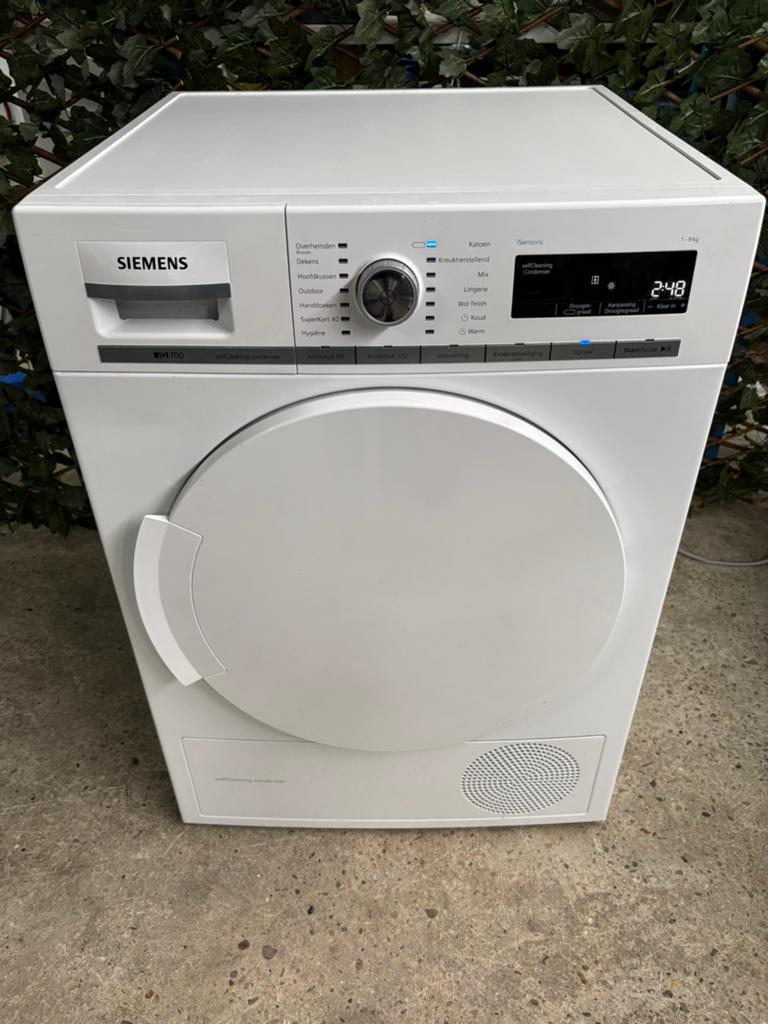 Siemens iQ700 9kg Warmtepompdroger, Ophalen, Minder dan 85 cm, Overige typen, 8 tot 10 kg